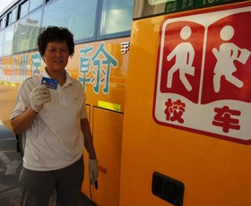 宿州加油站讓校車享受特權