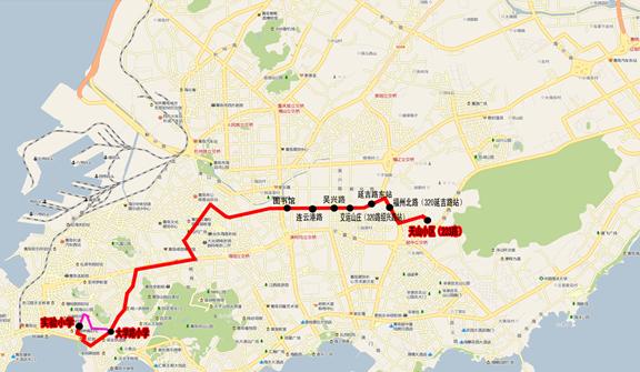 [山東]青島市實驗小學校車線路（圖）