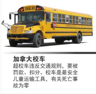 看國外校車 發(fā)展中國安全校車