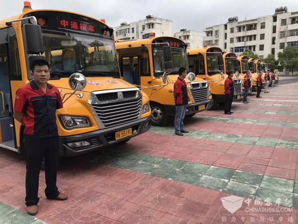 暑季“開門紅”，中通客車贏江蘇興化80臺校車訂單！